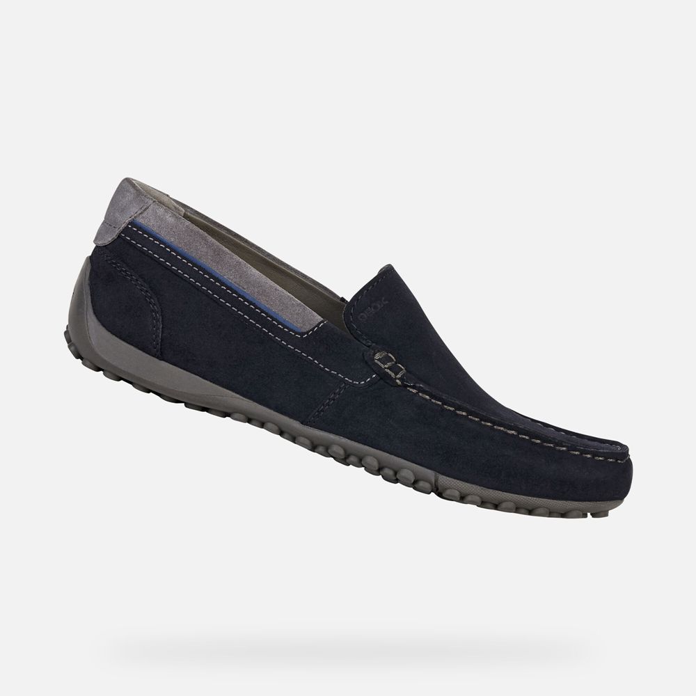 Mocassins Geox Homem Azul Marinho - Snake - RDXMK4132